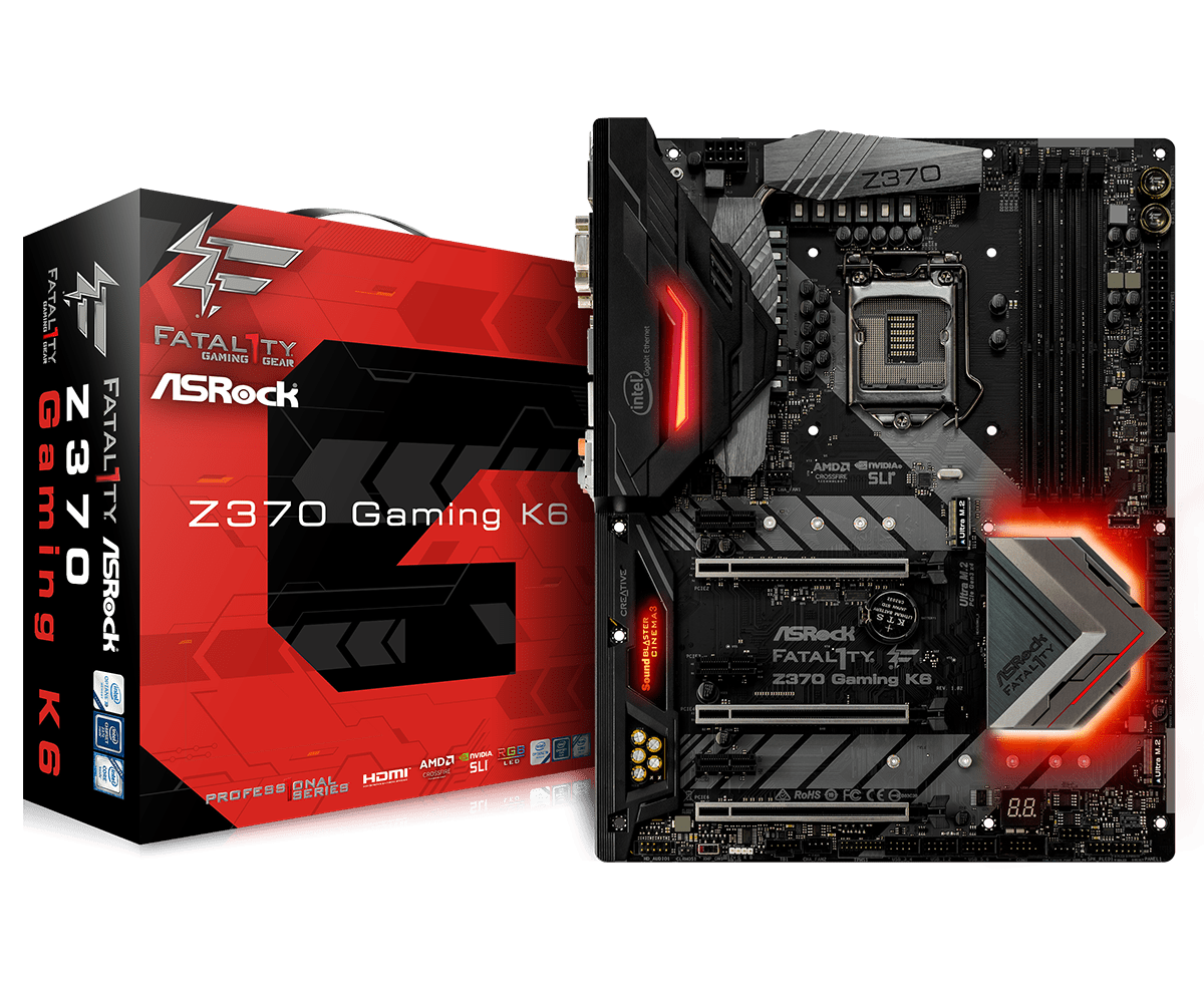 Asrock Fatal1ty Z370 Gaming K6 - Motherboard Specifications